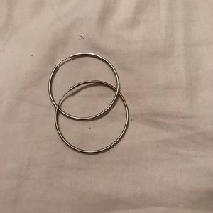 Sterling Silver Hoops